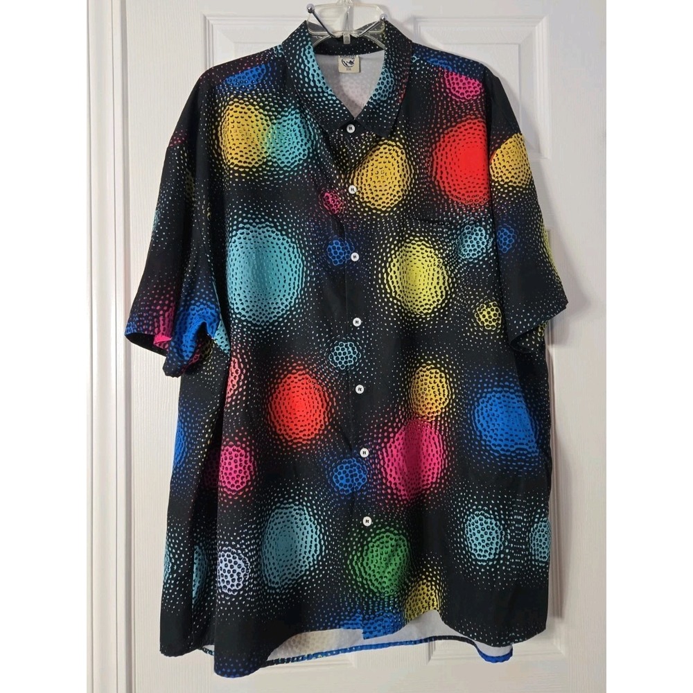 HARDADDY Mens Short Sleeve Shirt Size XXL Multicolor